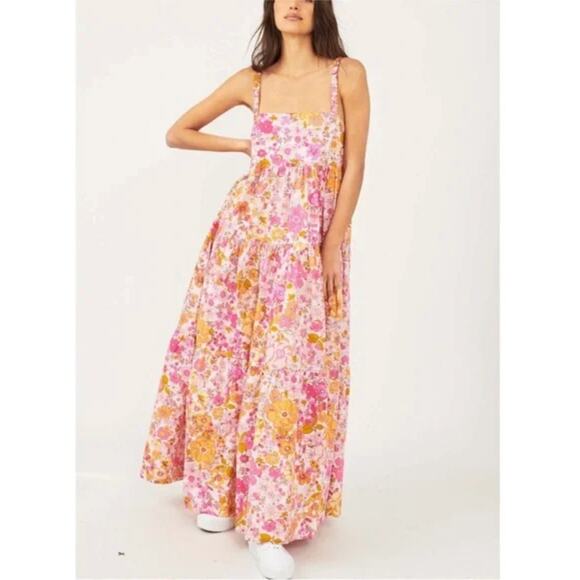 NEW Free People Park Slope Maxi Dress Size Large MSRP $148 - Picture 2 of 4